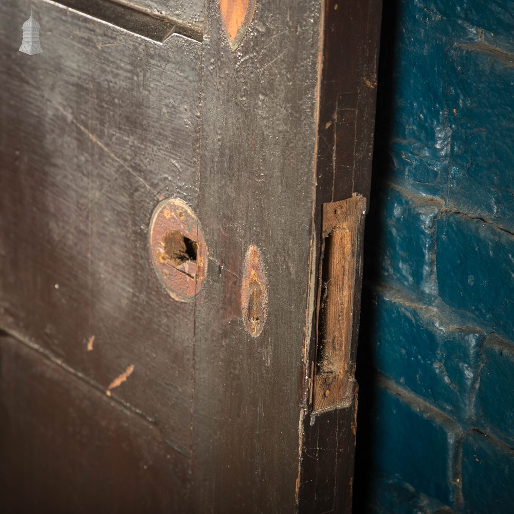 Pitch Pine Panelled Door, 4 Panel