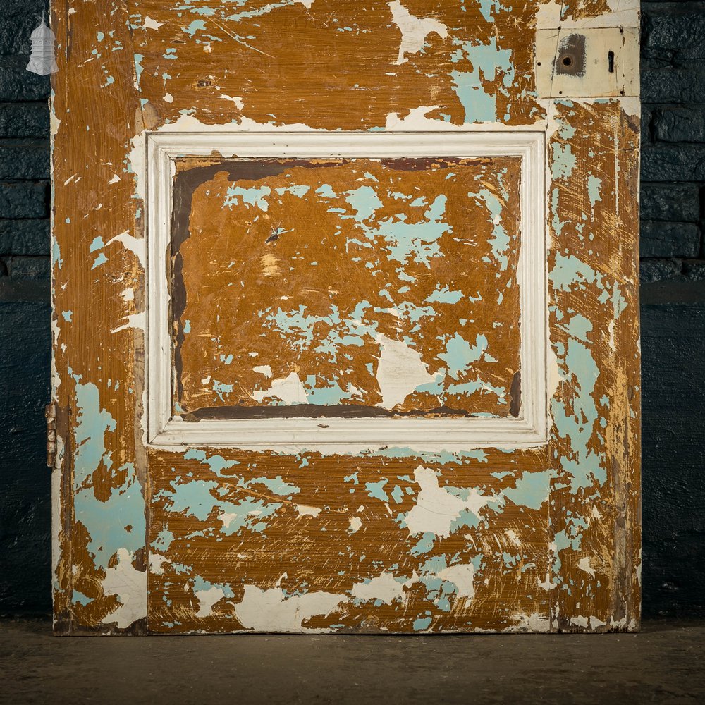 Half Glazed Door, Fitted with Textured Glass and Mouldings