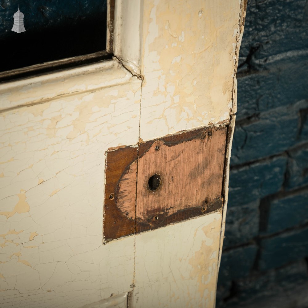 Half Glazed Door, Moulded Panelled Pine