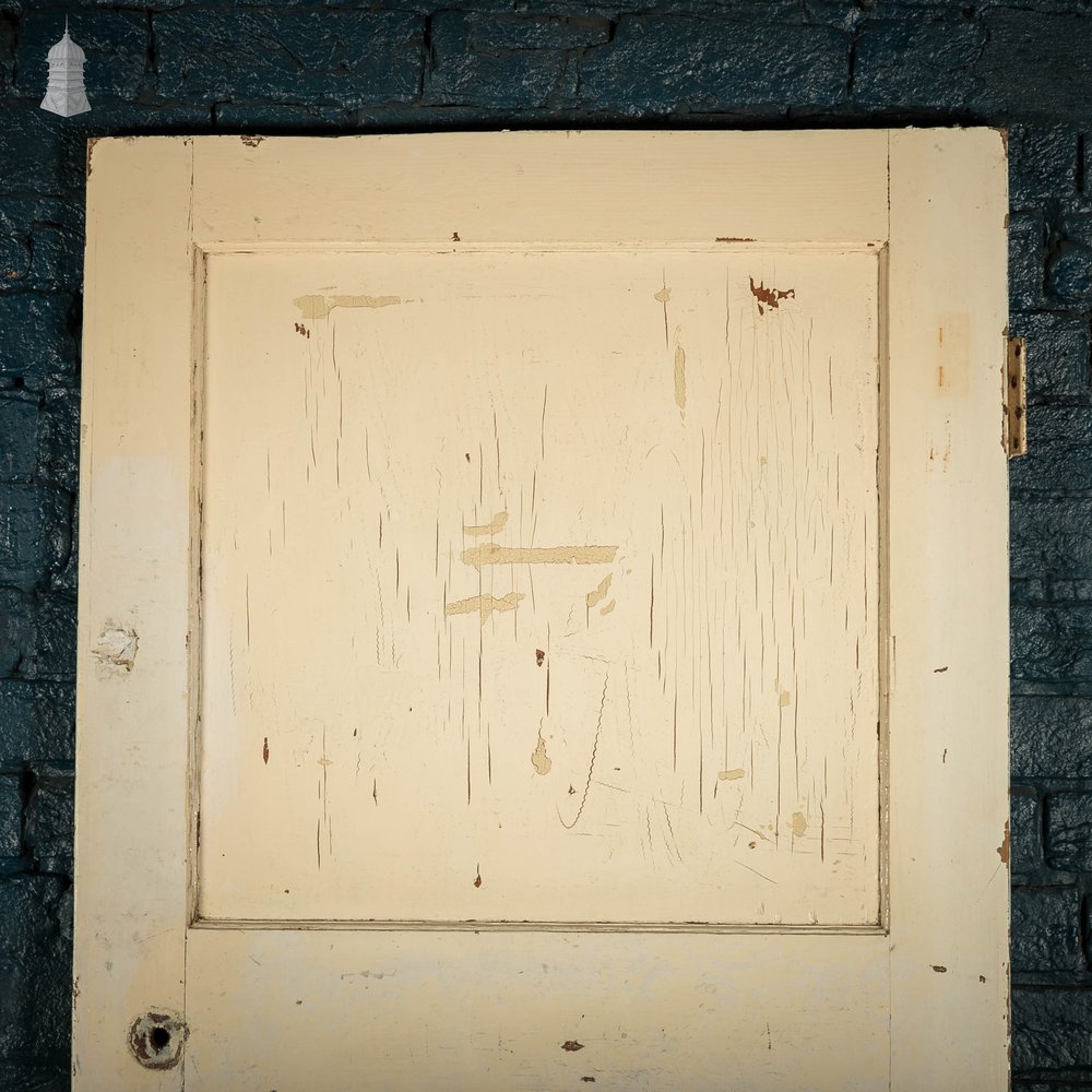 1930’s Style Door, 1 over 3 Panelled Door, White Painted Finish