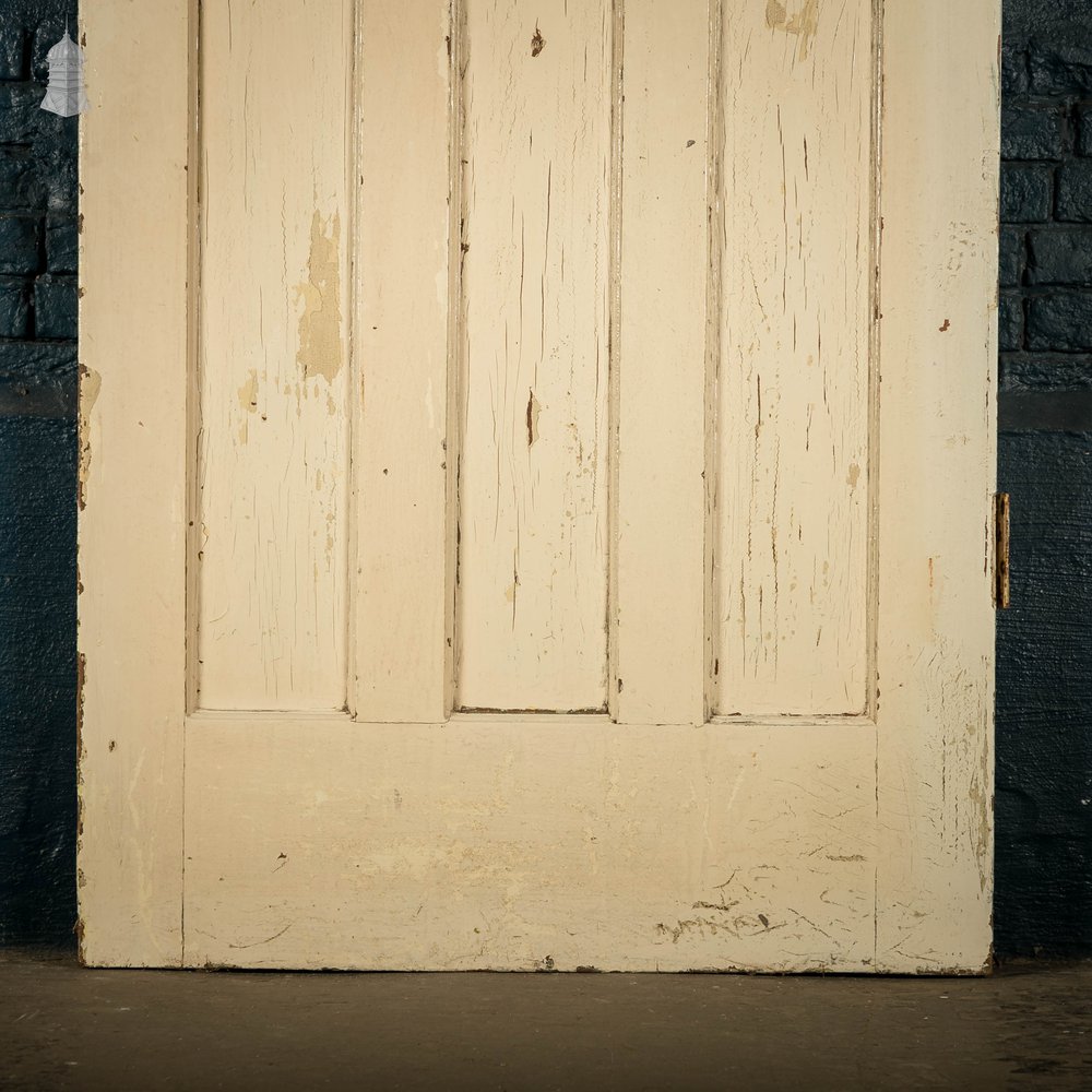 1930’s Style Door, 1 over 3 Panelled Door, White Painted Finish