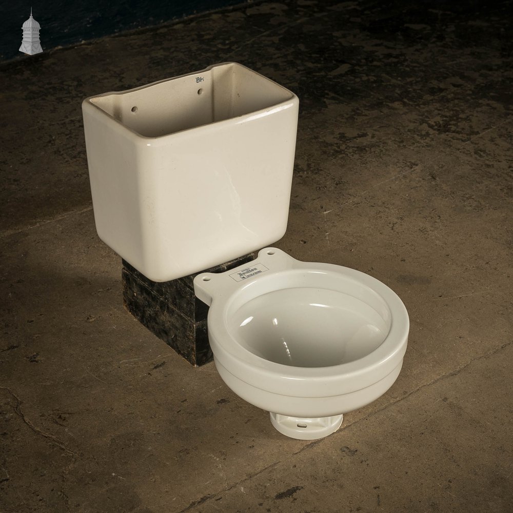 Marine Head and Cistern, Royal Doulton Ships Toilet Bowl