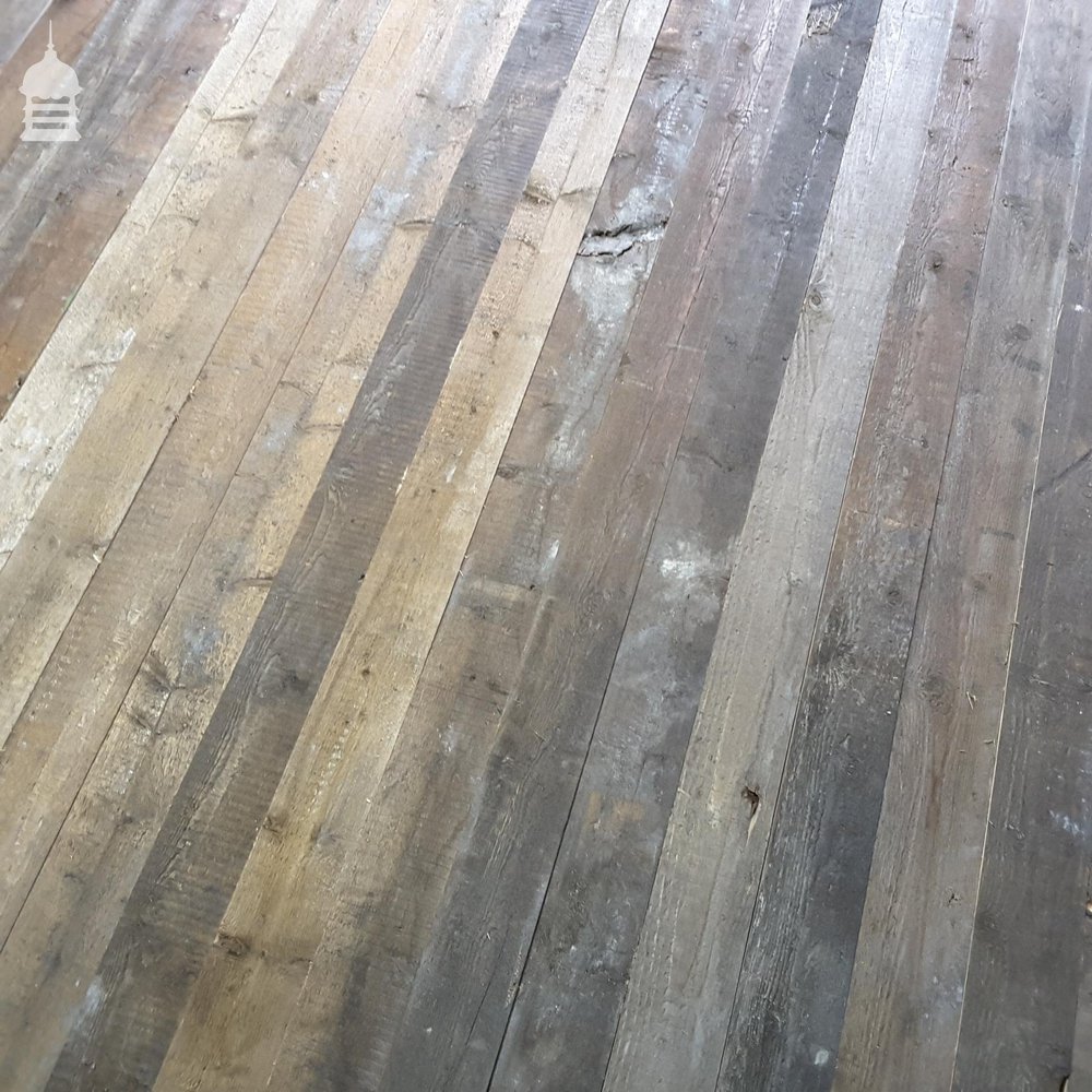 Oxidised Wall Cladding / Flooring Cut from Victorian Pine Joists