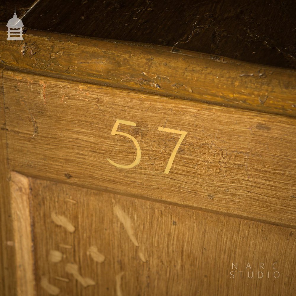 NARC STUDIO Scumble Glazed ‘Ebenezer Sideboard’ Built From Pew Components Dated 1868