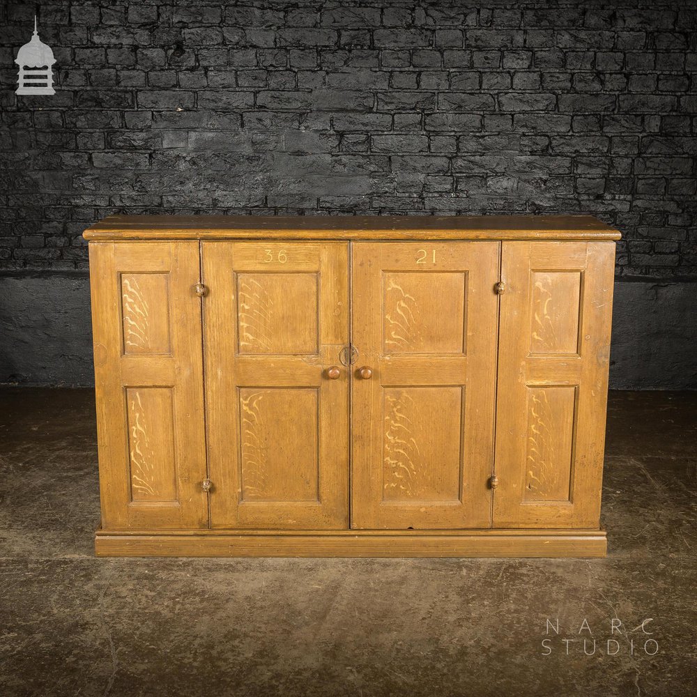 NARC STUDIO Scumble Glazed ‘Ebenezer Sideboard’ Built From Pew Components Dated 1868