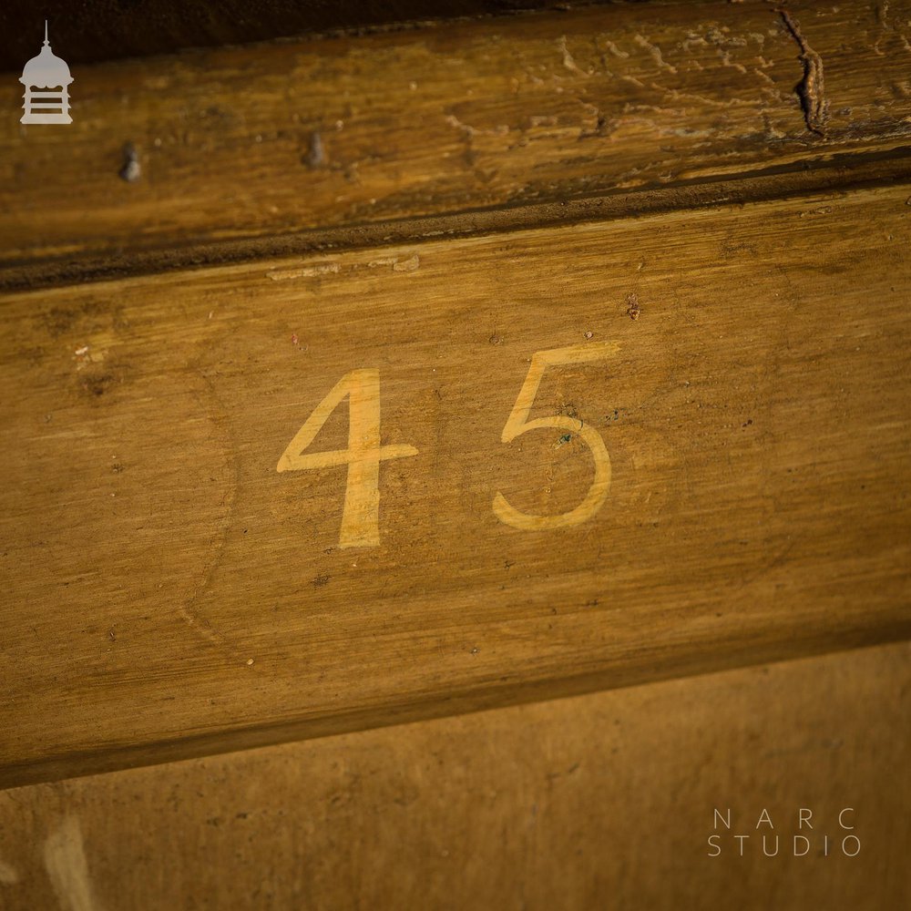 NARC STUDIO Scumble Glazed ‘Ebenezer Sideboard’ Built From Pew Components Dated 1868