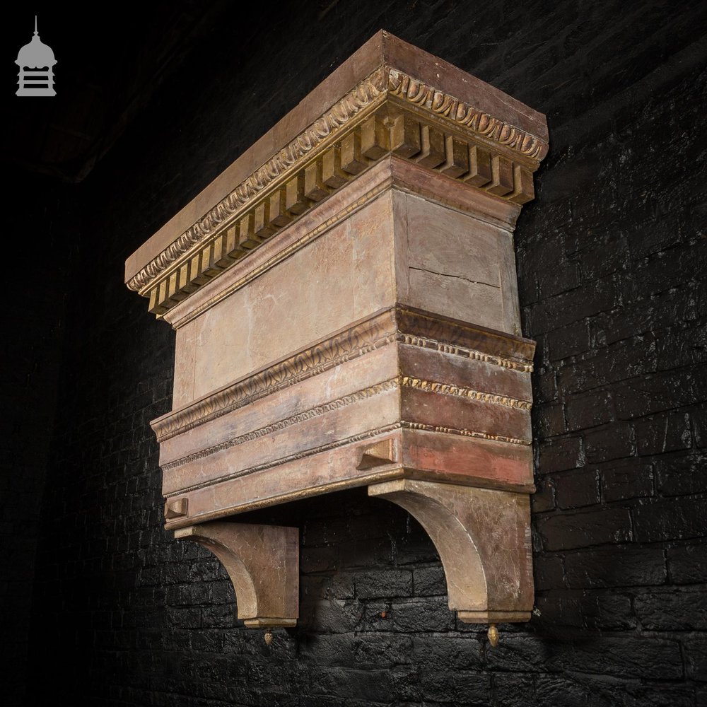 Early 19th C French Oak Chimney Hood